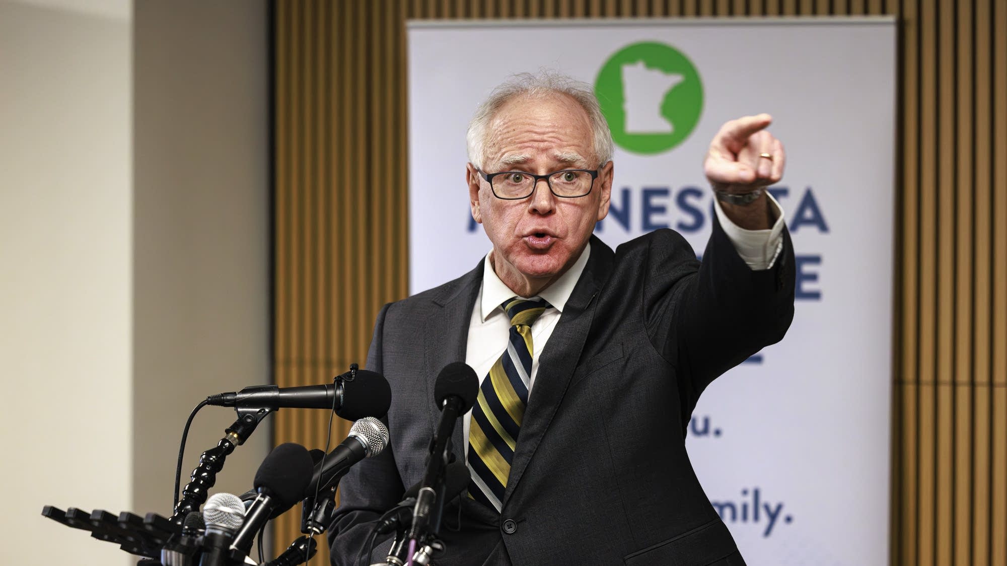 Image for Governor unbound: Freed from reelection niceties, Walz comes out swinging at Trump, GOP