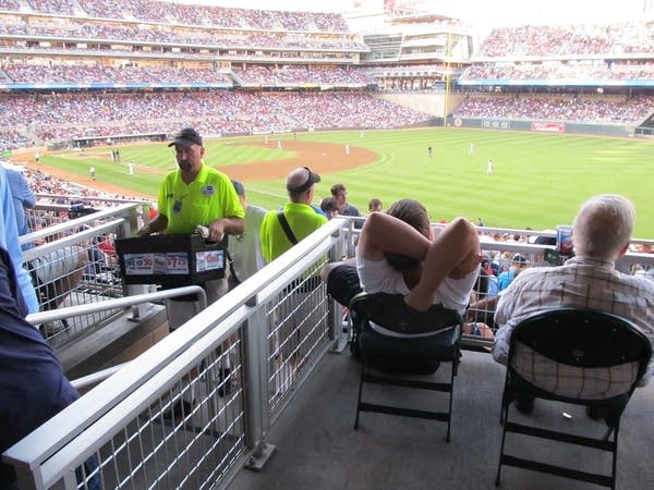 Target Field beer vendor