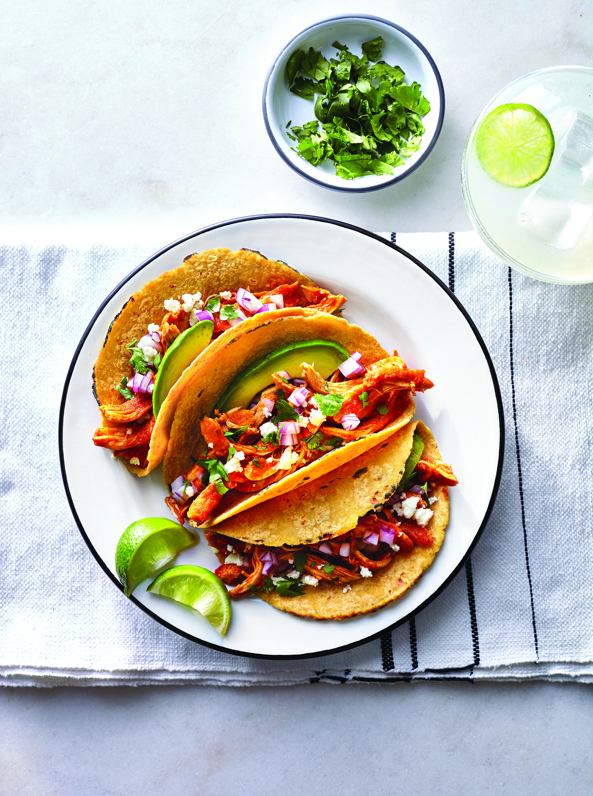 Chicken Tinga Tacos from The Minimalist Kitchen