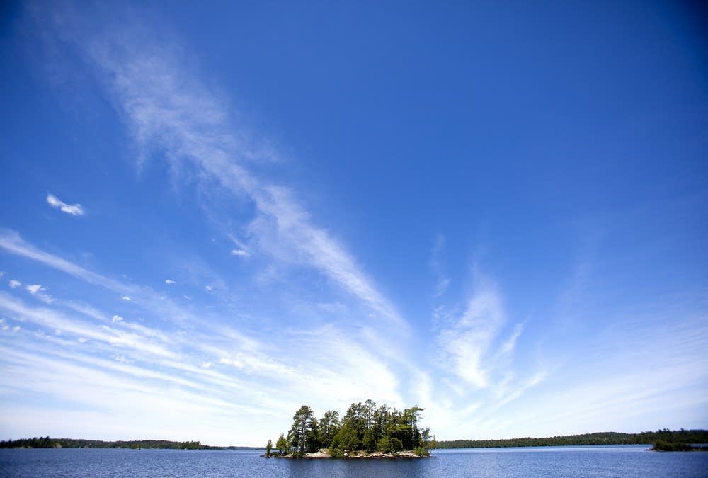 Island in Lake Vermilion