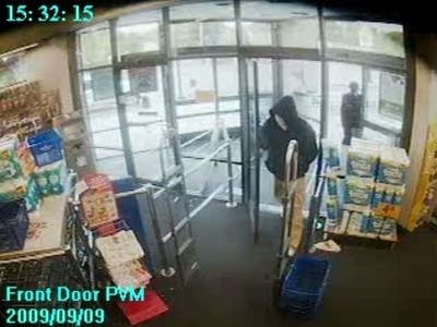 Surveillance video screen capture