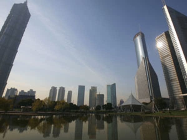 Skyscrapers in Shanghai, China