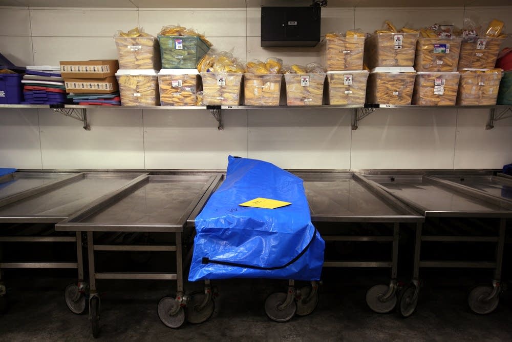 Autopsy freezer storage