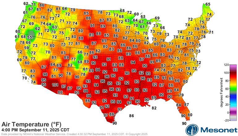 Temperatures