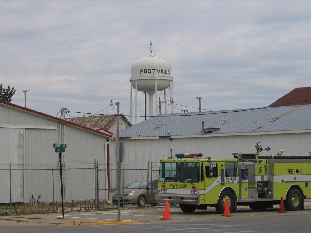 Postville's water tower