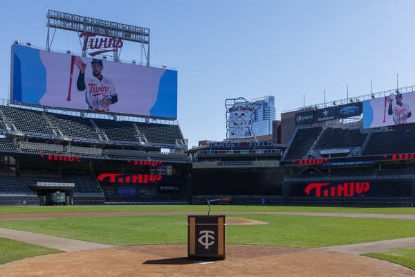 Scoreboard is seen