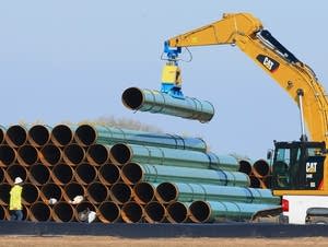 Pipes for Dakota Access pipeline