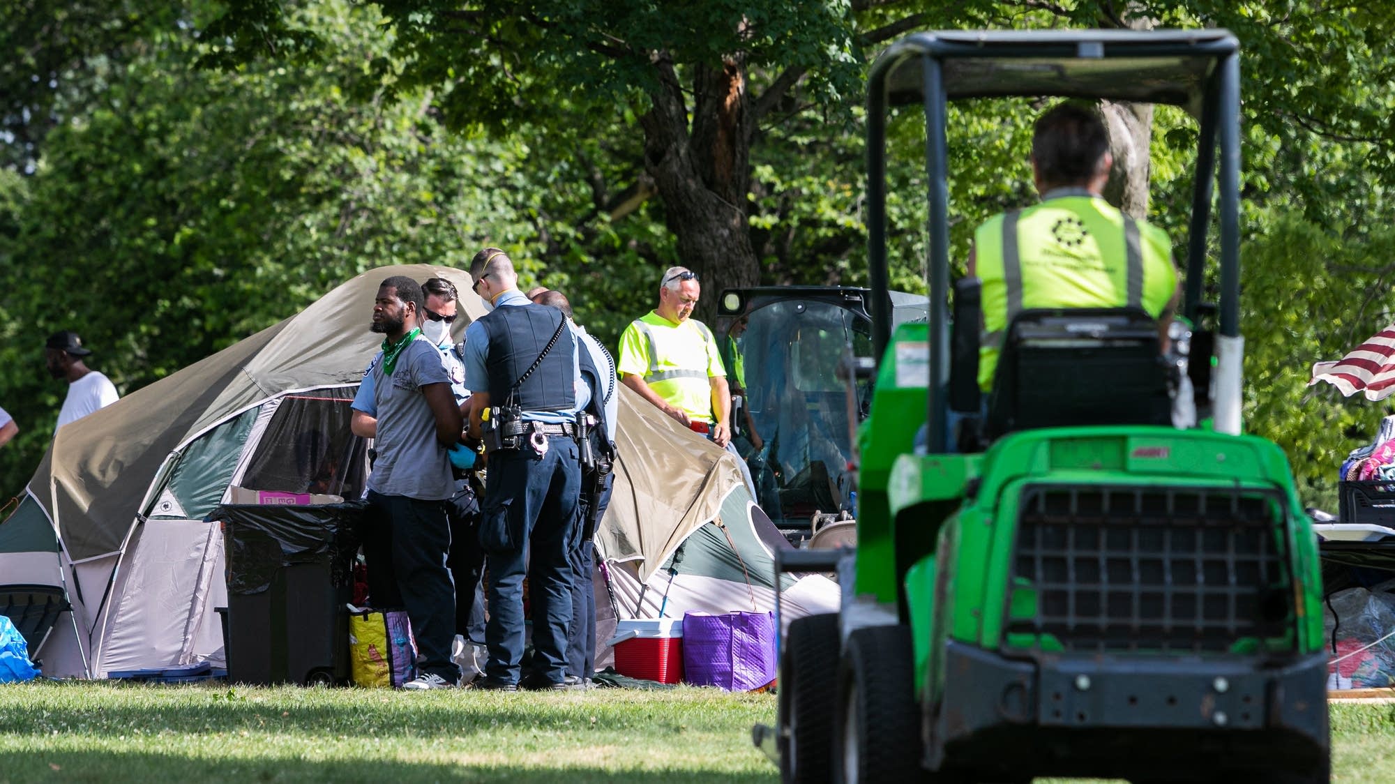 Park officials remove remainder of Powderhorn east encampment after