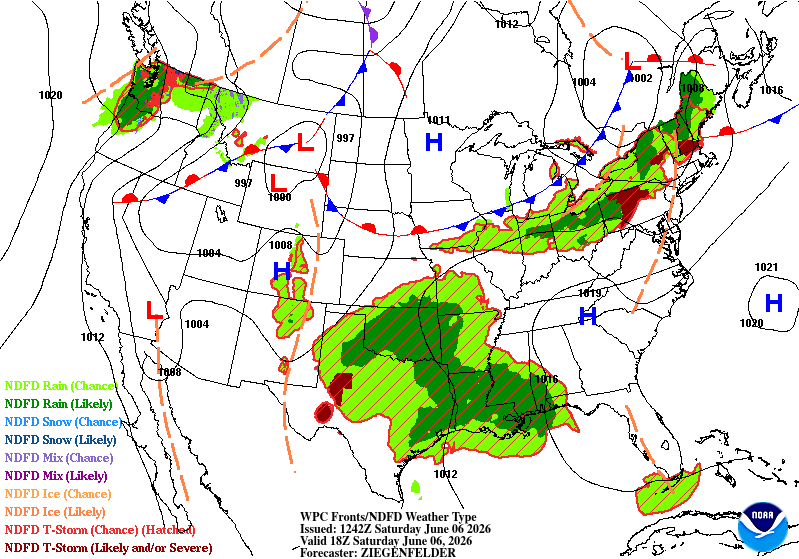 Surface analysis for Saturday