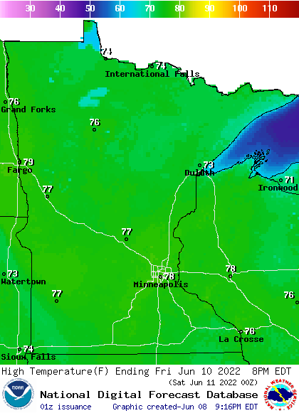 Highs FRI PM