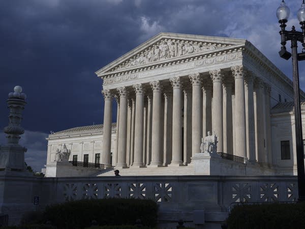 The exterior of the U.S. Supreme Court.