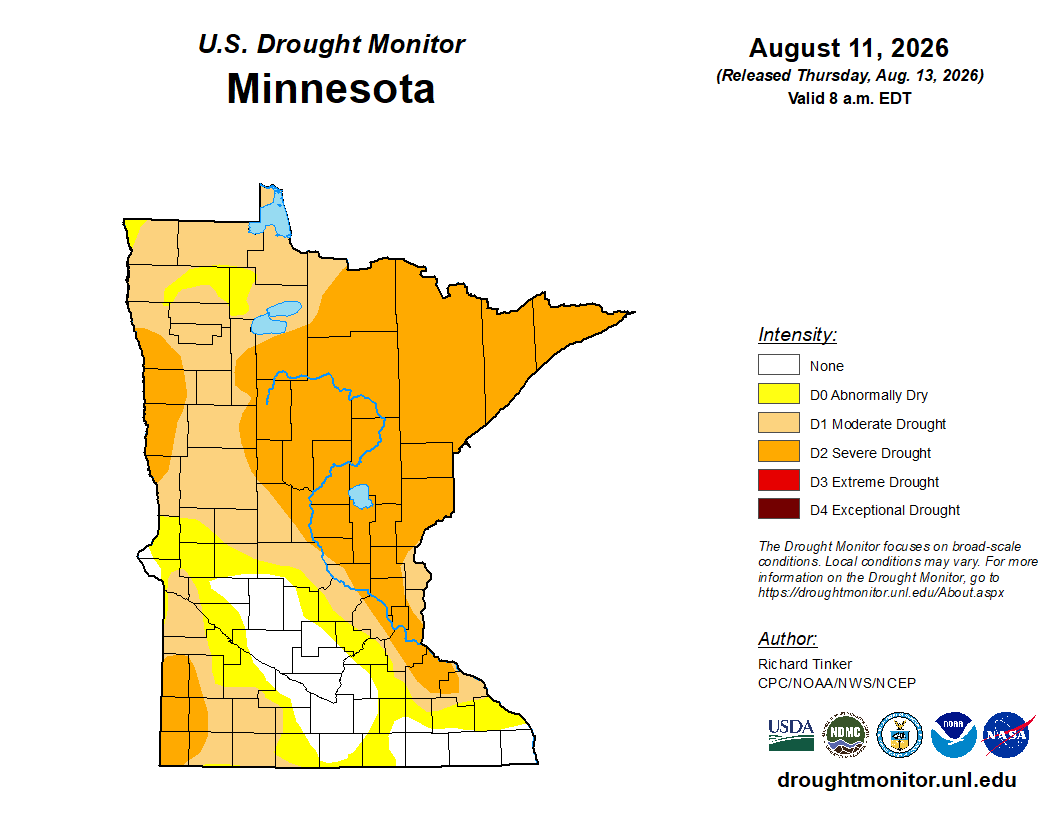 Drought monitor 8-11-26