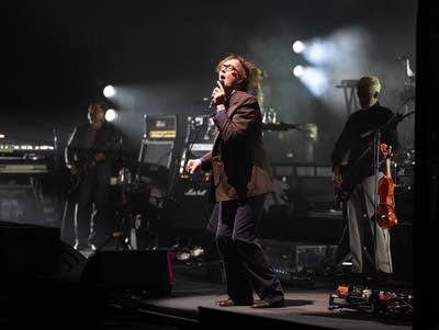 Jarvis Cocker of Pulp performs at Armory.