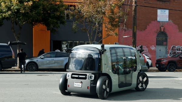 Amazon's Zoox is a driverless car company whose cars lack traditional driver controls. 