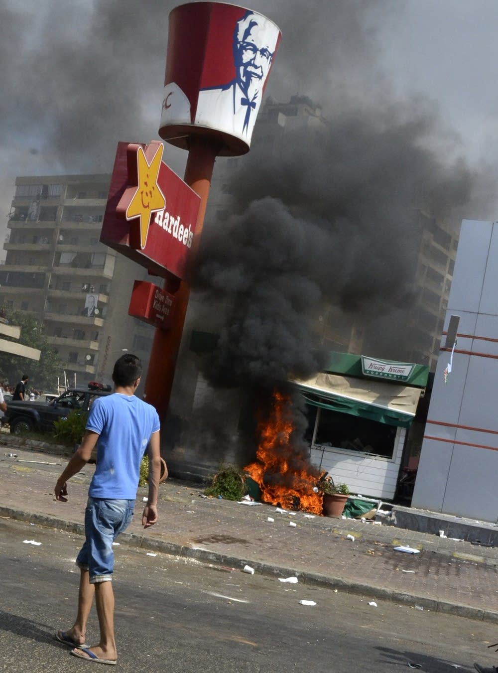 Lebanese protesters