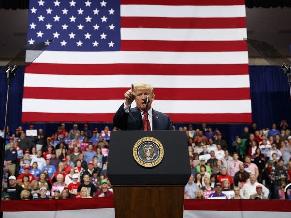 Photos: Trump rallies for GOP in Rochester