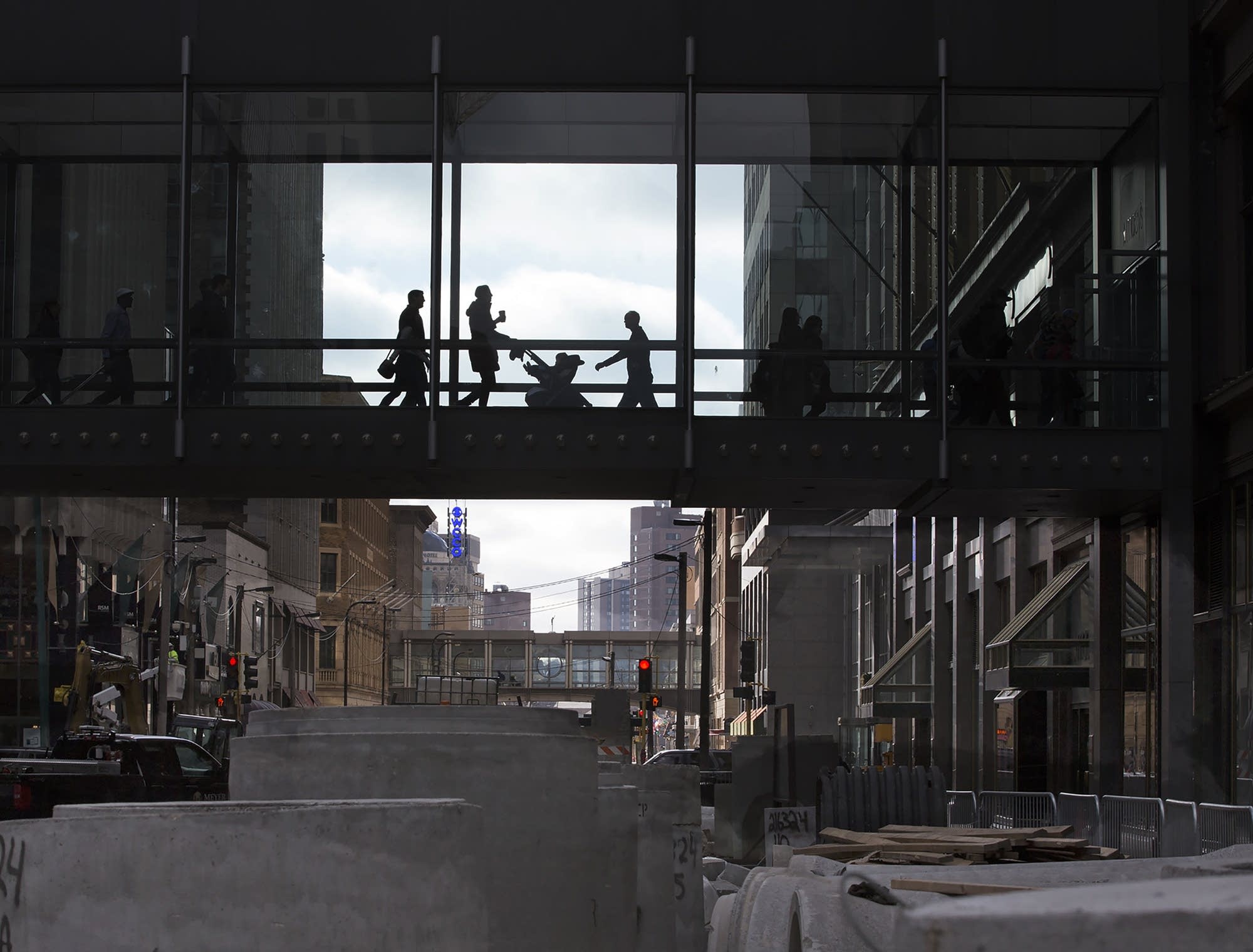 Nicollet mall construction