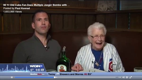 The Cubs, an old lady, and a bottle of Jaegermeister