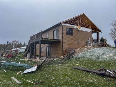 Cleanup continues after tornadoes damage dozens of homes near Rochester