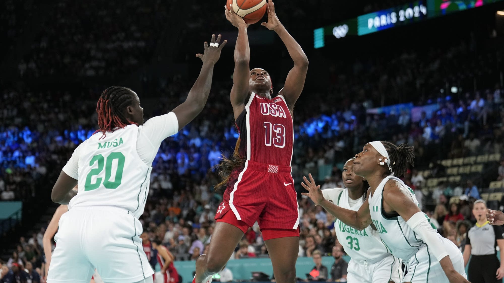 US women's basketball team — led by Lynx coach Reeve — beats Nigeria 88 ...