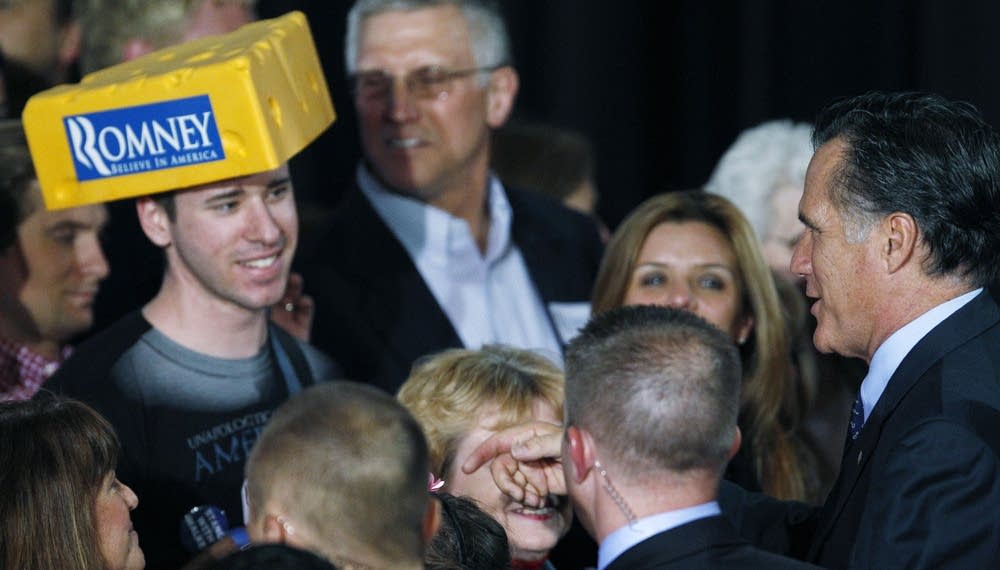 Mitt Romney supporter in Wisconsin