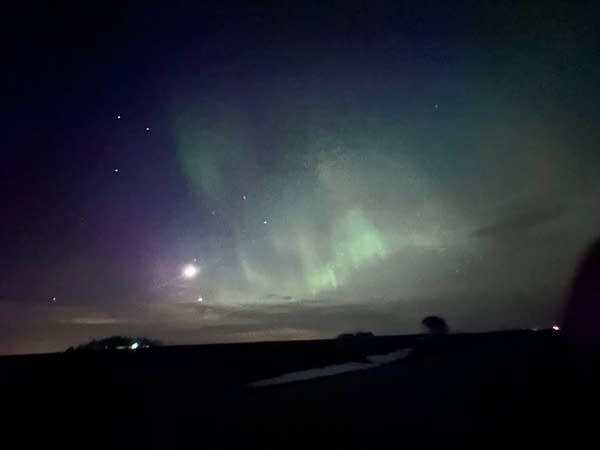 A view of the aurora borealis