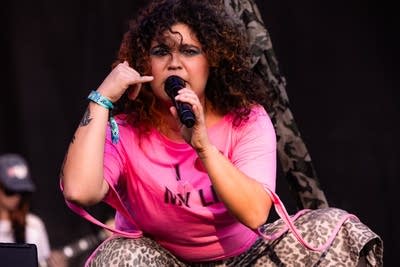 remi wolf performing on stage