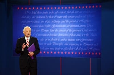 Moderator Bob Schieffer