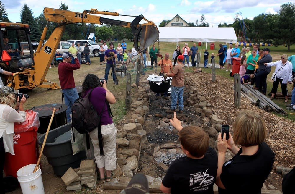Bean Hole Days takes baked beans to a new level Minnesota Public Radio News
