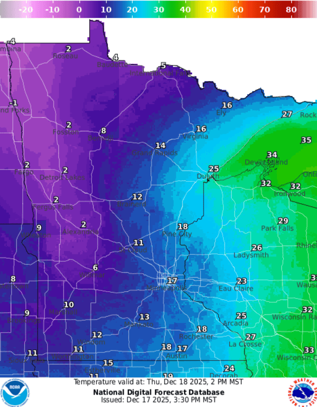 Temperatures