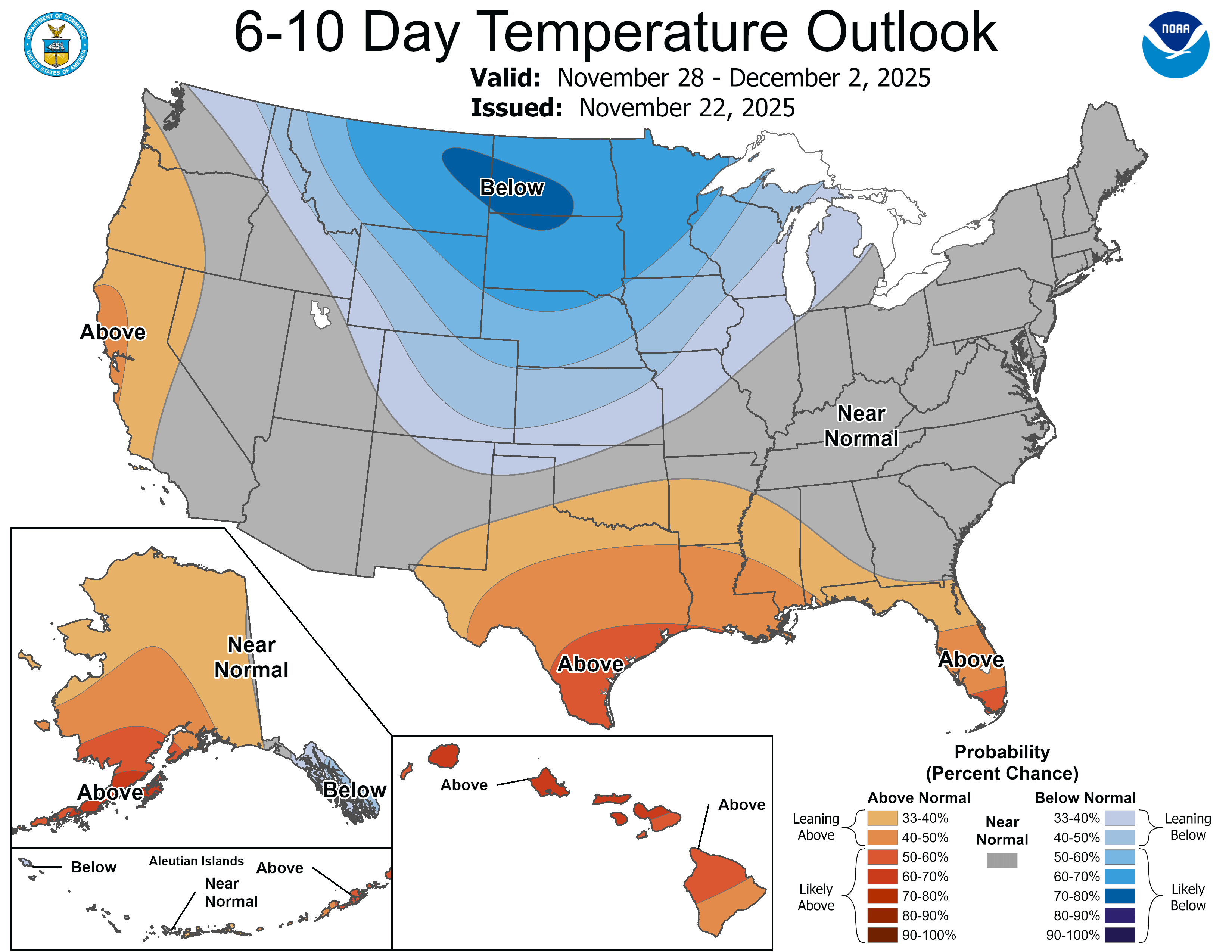 6-10 day temperature outlook