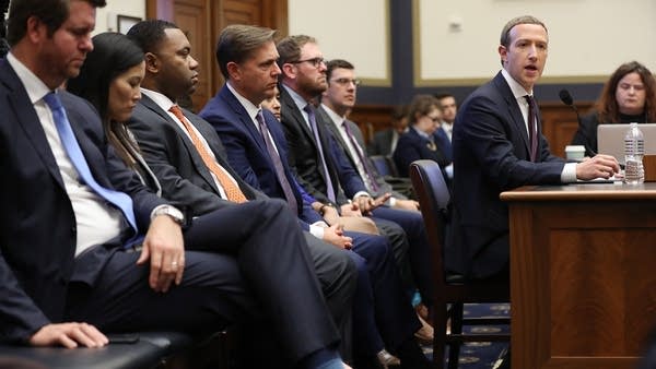 Facebook co-founder and CEO Mark Zuckerberg testifies before the House Financial Services Committee in the Rayburn House Office Building on Capitol Hill October 23, 2019 in Washington, DC.