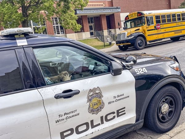 A Minneapolis police squad 