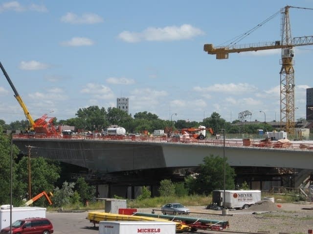 View from building parking lot
