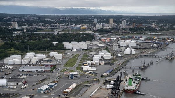 The Port of Alaska in Anchorage is the biggest port complex in the state and a key part of its food supply chain. 