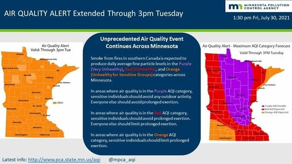 Air quality alert