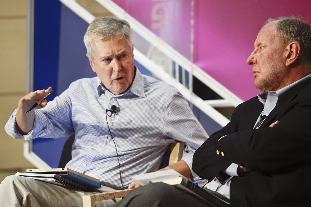 James Fallows, left, and Robert D. Putnam