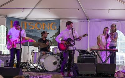 Rogue Valley performing on stage