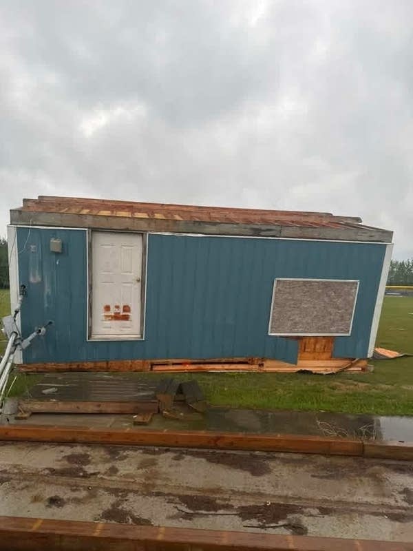 Kelliher school damage