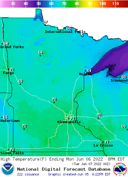 Continued cooler than normal, mainly dry