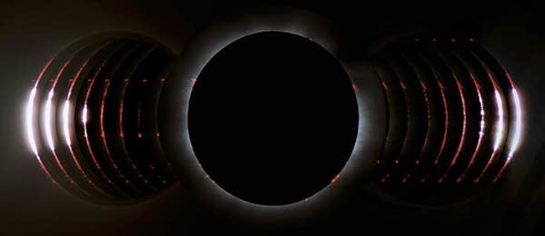 A solar eclipse from Queensland, Australia, on Nov. 13, 2012.