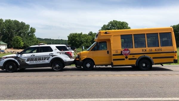 Video: Cops, citizen stop runaway school bus in western MN