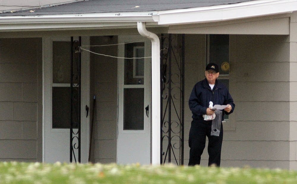 Rev. Clarence Vavra at his home in New Prague