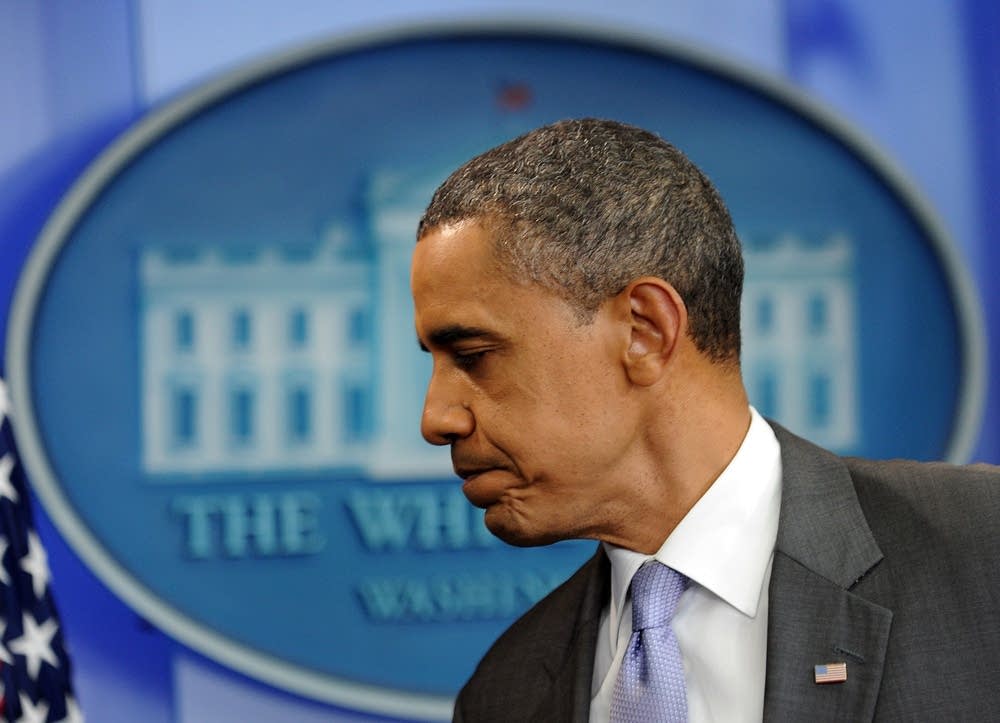President Barack Obama discusses debt deal