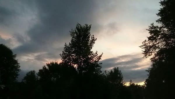 Sunday evening thunderstorms northwest corner; very hot Monday with scattered storms north