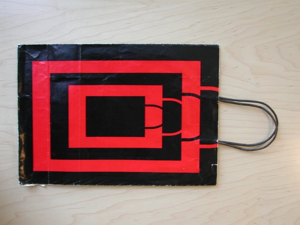 a shopping bag