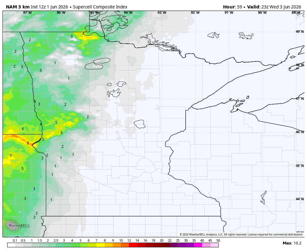 Wednesday's supercell composite index