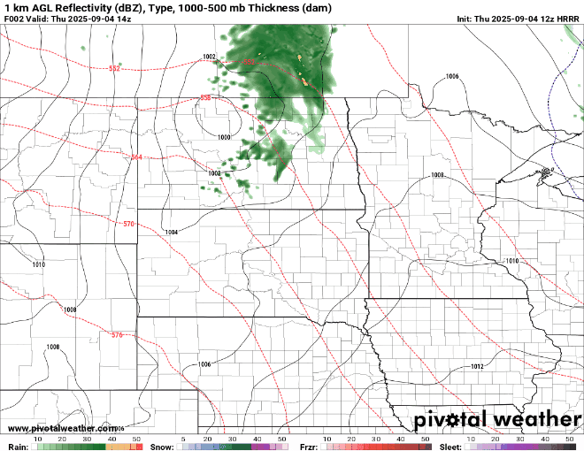 Cool Thursday with more rain developing 