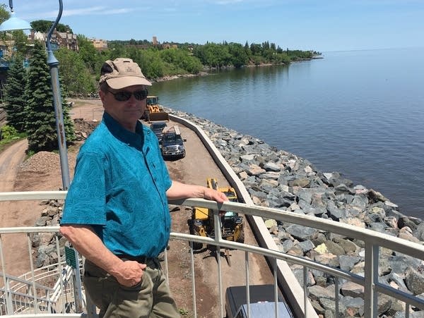 City of Duluth construction project supervisor Mike LeBeau.