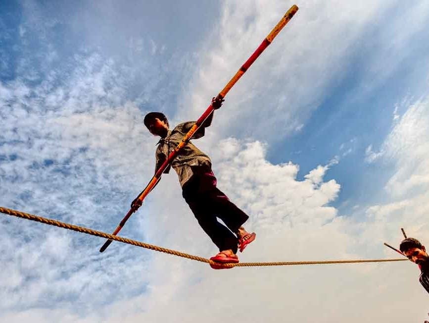 Life can be a balancing act